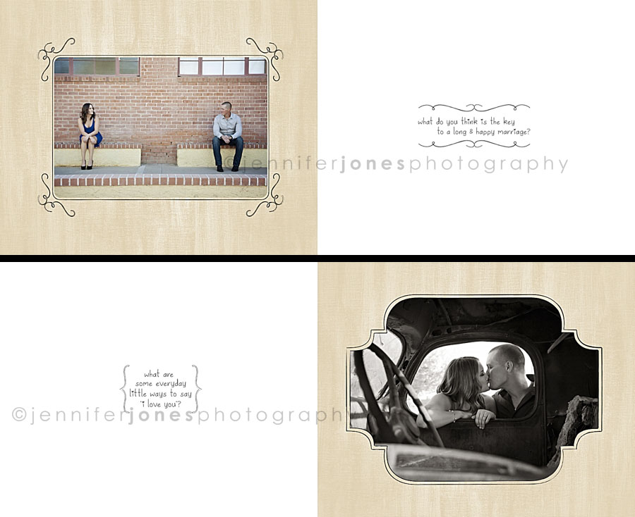 custom wedding guest book (Jennifer Jones Photography)