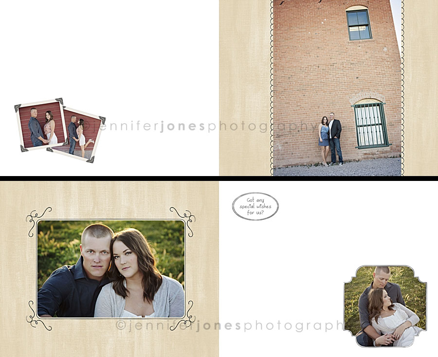 custom wedding guest book (Jennifer Jones Photography)